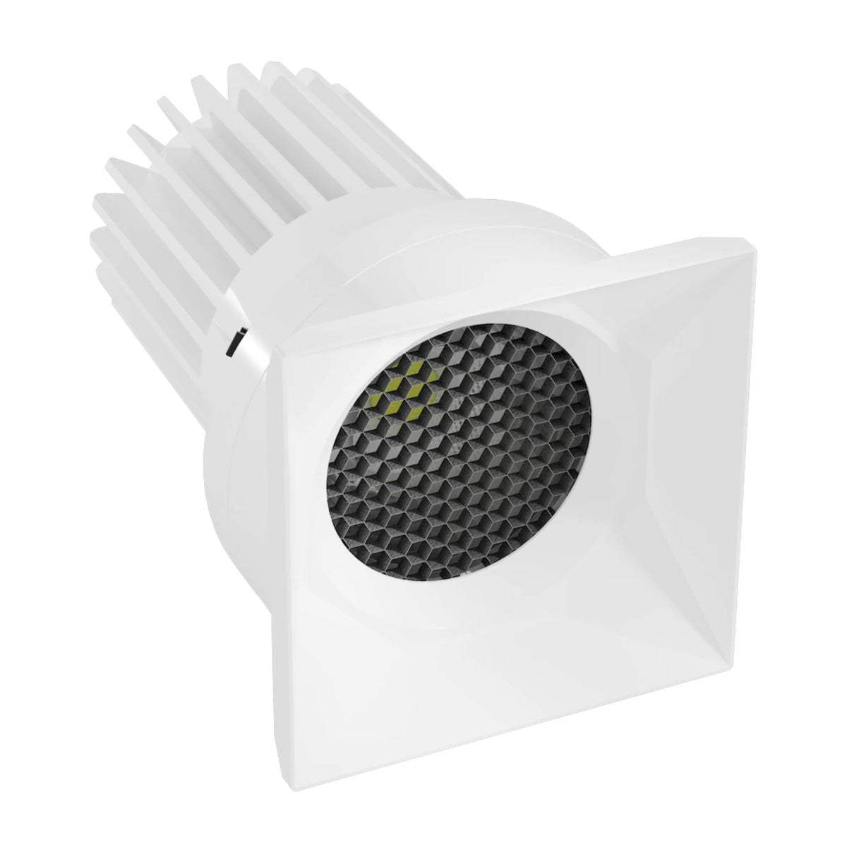 Picture of American Lighting RHYM-DL3Q-15-36-THNC-5CCT-WH 3 in. Rhyme Deep Baffle Square Downlight&#44; White Finish
