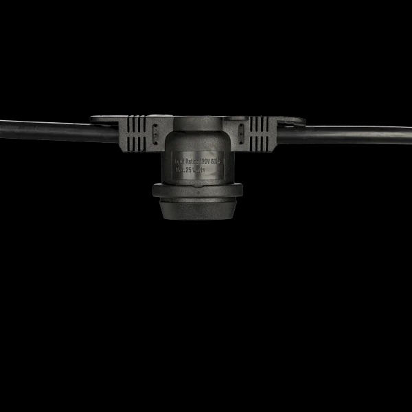 Picture of American Lighting LS-MNS-24-BK Commercial Grade Light String 165 E26 Non-Suspended Sockets&#44; Black - 330 ft.