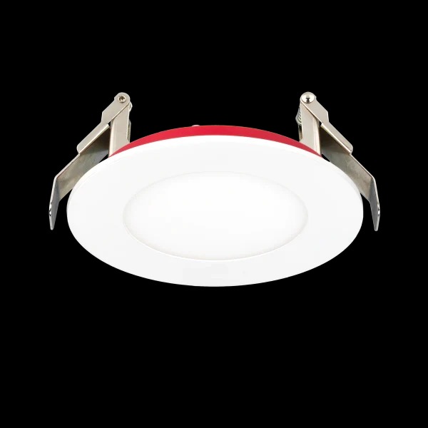 Picture of American Lighting FRD-SLIM-5CCT-4-WH 4 in. Fire Rated Down Light&#44; White - Slim Flat