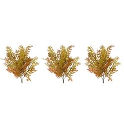 Picture of Admired by Nature AC006-RD-CM-1 20 in. Faux Fern Bush Fall Autumn Decoration