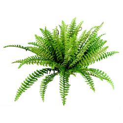 Picture of Admired by Nature GG4613-DK.GN 42 Leaves Artificial Greenery Boston Fern Bush, Dark Green