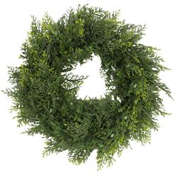 Picture of Admired by Nature ABN4S001-GRN Artificial 21 in. Ceder Wreath in Green