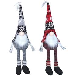 Picture of Admired By Nature  ABN5D001-RDGY 13&quot; Christmas Gnomes Plush  Set of 2