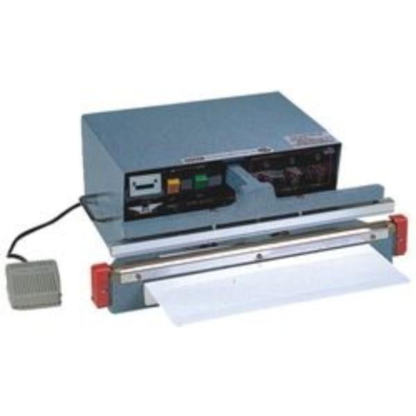 AIE-600AR 24 in. Automatic Table Top Single Impulse Heat Sealer - Round Wire Seal & Cut