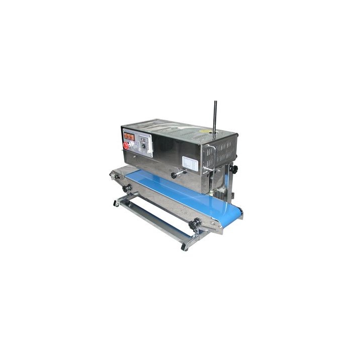 AIE-882BSL 40 ft. per Min Stainless Steel Continuous Band Sealer - Vertical - Right-to-Left