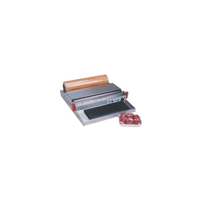AIE-HW500 20 in. Stainless Steel Manual Food Overwrapper with 15 x 5 in. Hot Plate