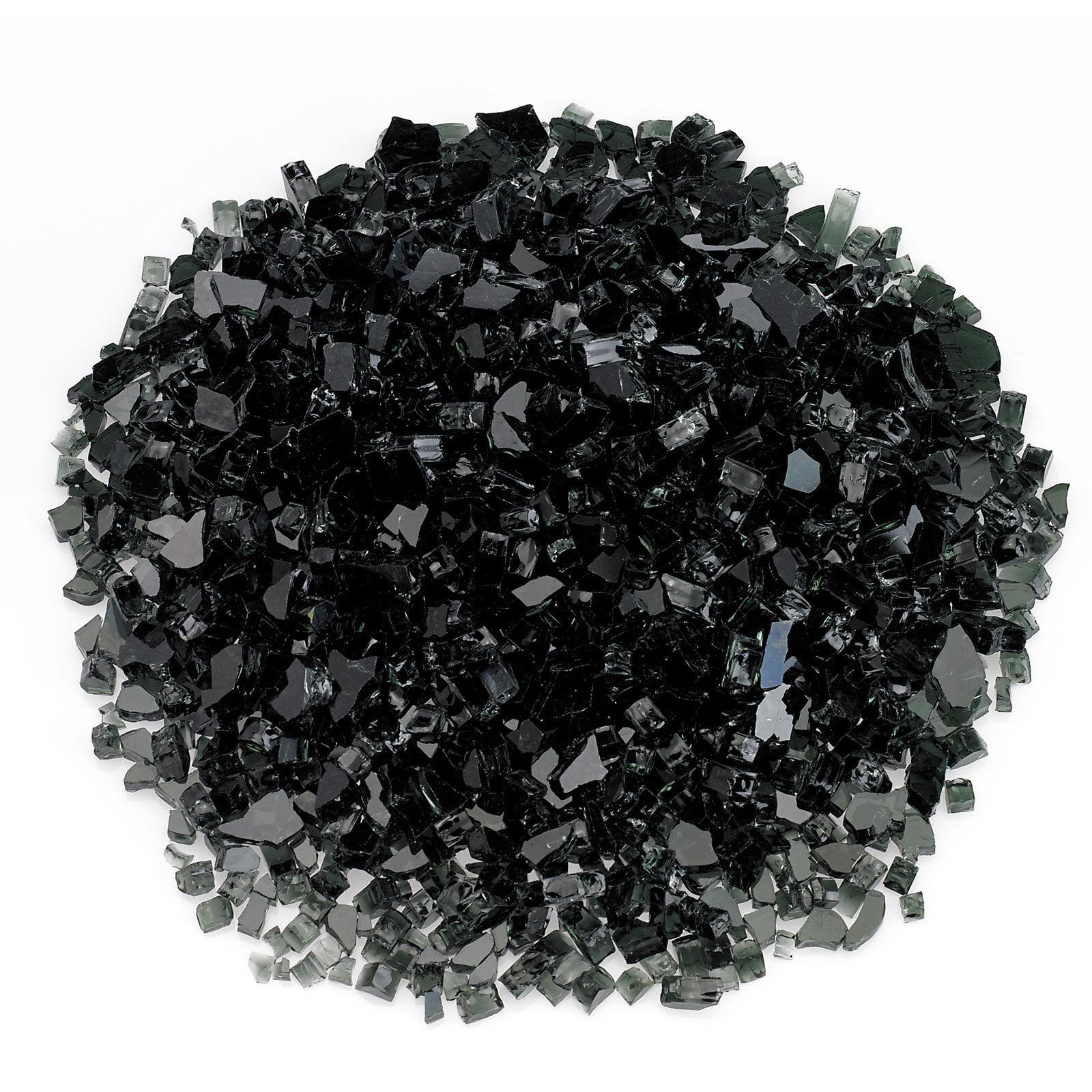 Picture of American Fireglass AFF-BLK12-10 0.5 in. Black Fire Glass - 10 lbs