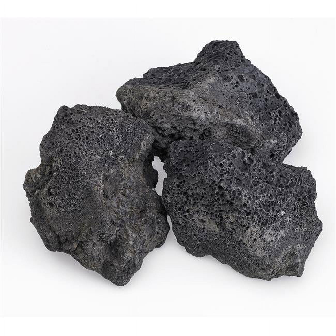 Picture of American Fireglass LAVA-XXL-10 Black Lava Rock - 2XL&#44; 10 lbs