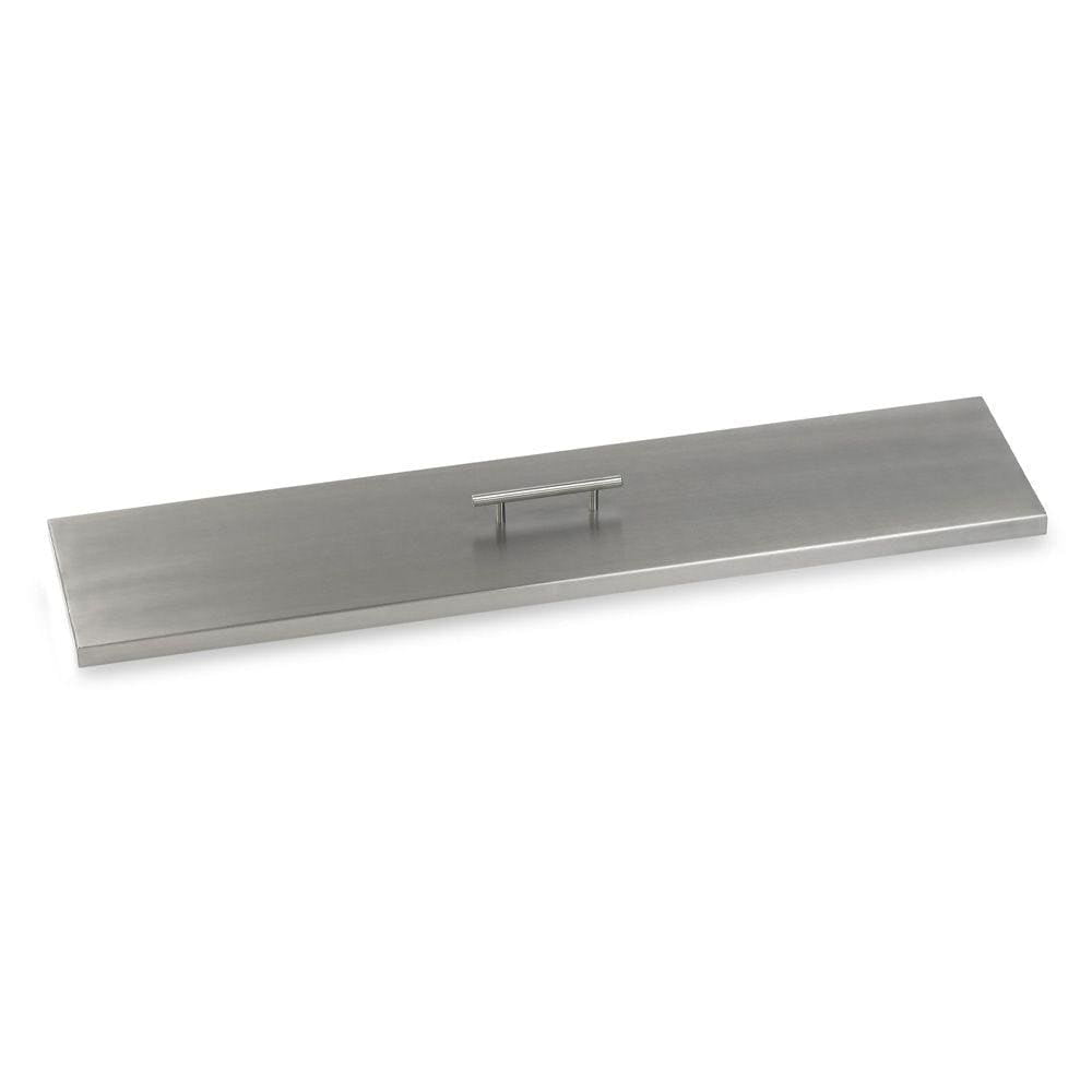 Picture of American Fireglass CV-LCB-36 36 x 6 in. Stainless Steel Cover for Linear Drop-In Fire Pit Pan
