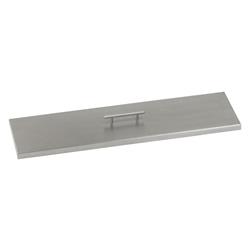 Picture of American Fireglass CV-LCB-72 72 x 6 in. Stainless Steel Cover for Linear Drop-In Fire Pit Pan