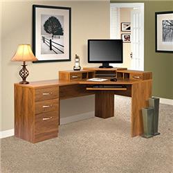 Picture of American Furniture Classics 22115K Reversible Corner Workcenter with Monitor Platform