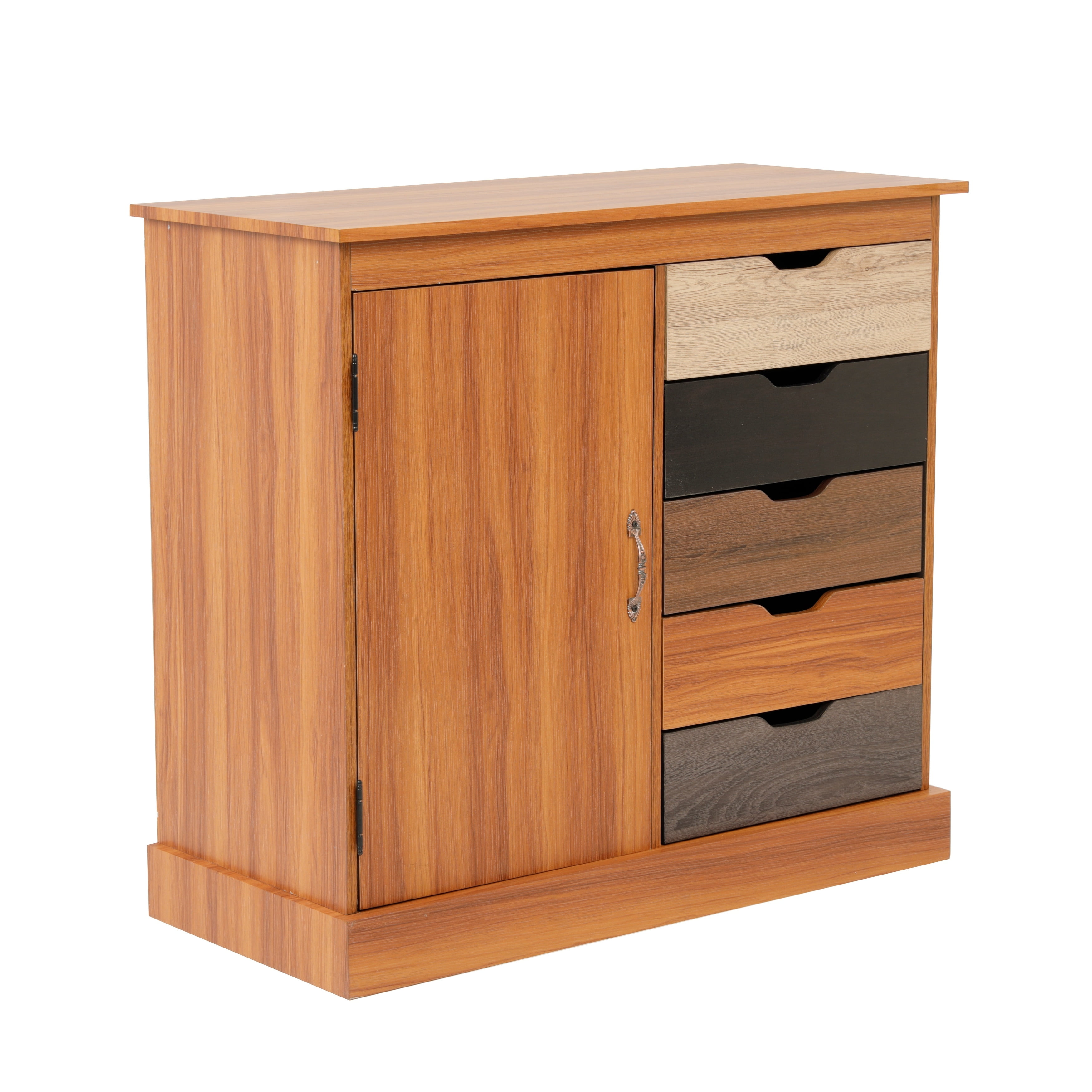 Picture of American Furniture Classics 41000 36 x 39.25 x 18 in. OS Home & Office Kylie Five Drawer Cabinet with Swinging Barn Style Door