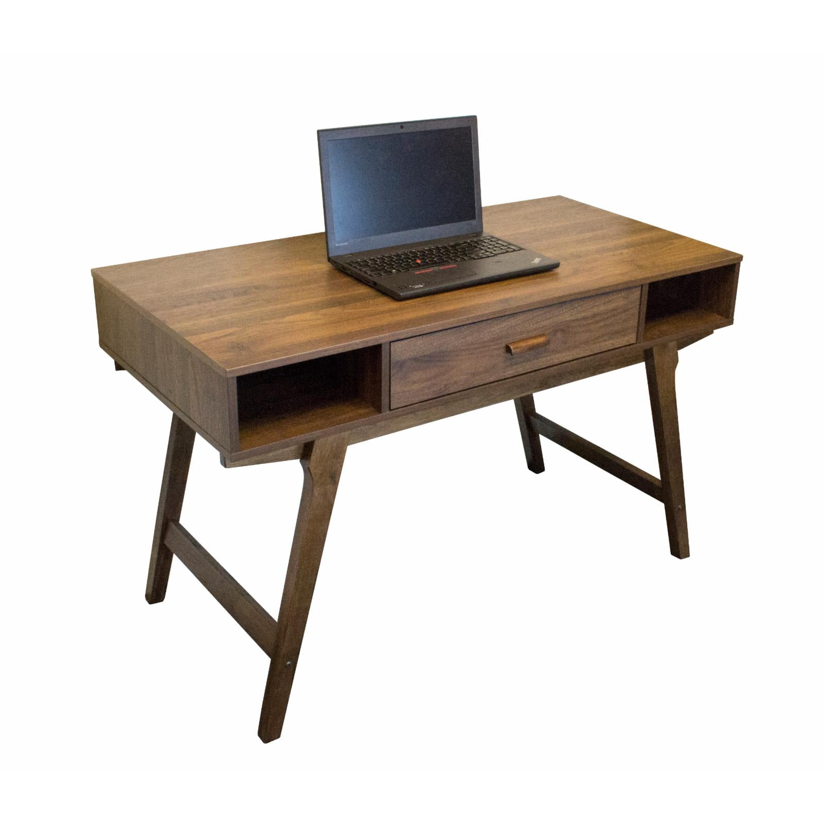 Picture of American Furniture Classics 41201 30 x 47.25 x 23.5 in. OS Home & Office Mid Century Desk with One Drawer & Sturdy Legs