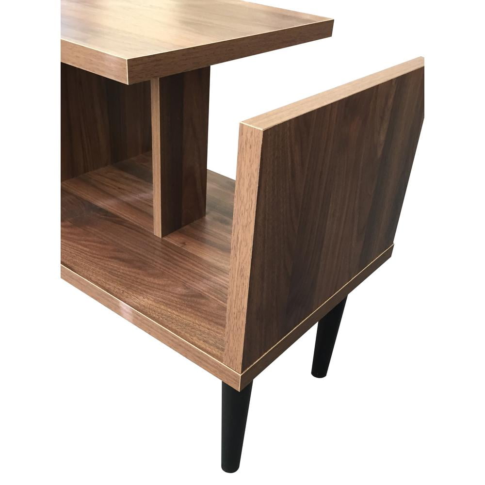 Picture of American Furniture Classics 41301 22.5 x 21.5 x 15.25 in. OS Home & Office Mid Century Modern End Table with Wood Legs
