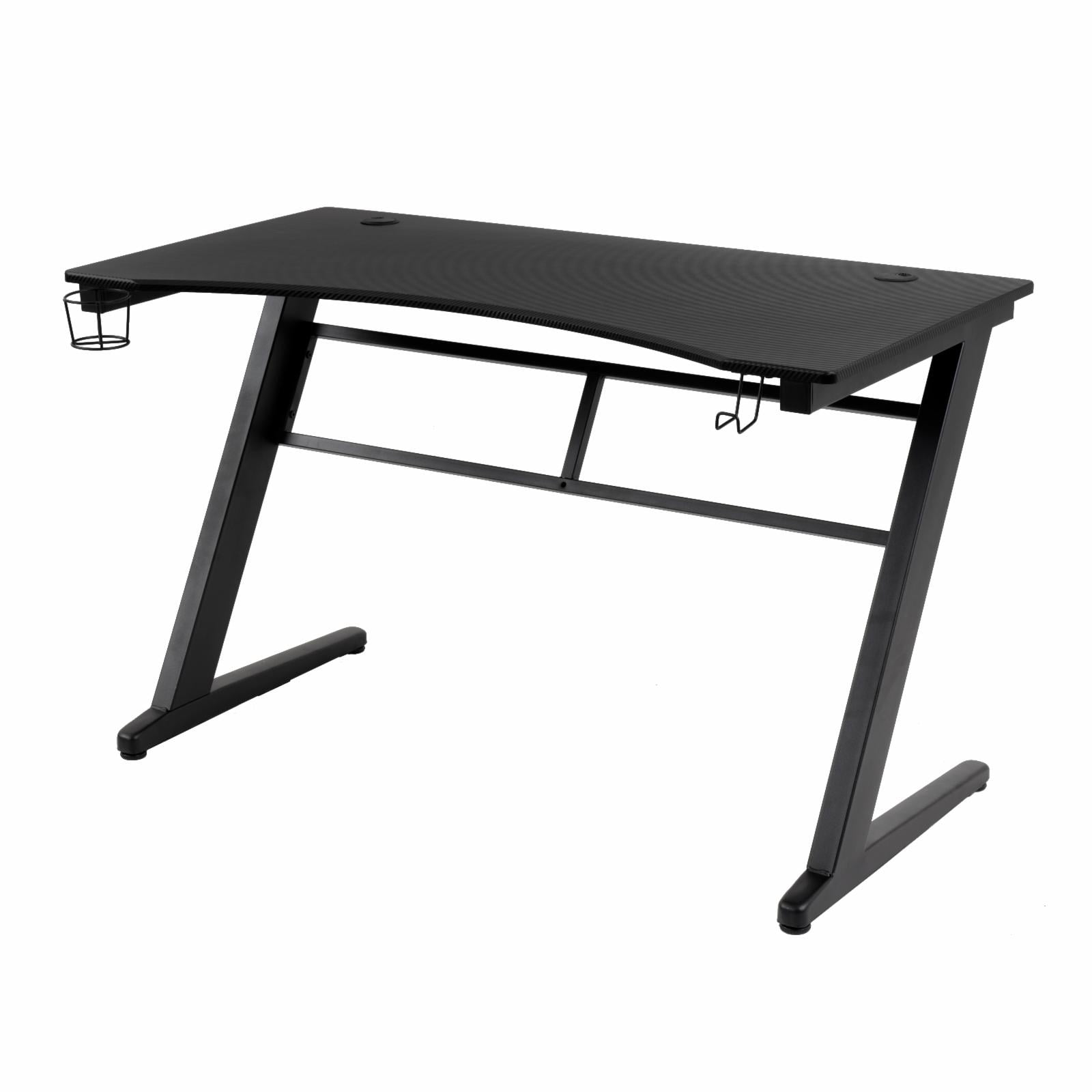 Picture of American Furniture Classics 42245 29 x 47 x 23.5 in. OS Home & Office Furniture Gaming Desk with Tactical Carbon Fiber Top