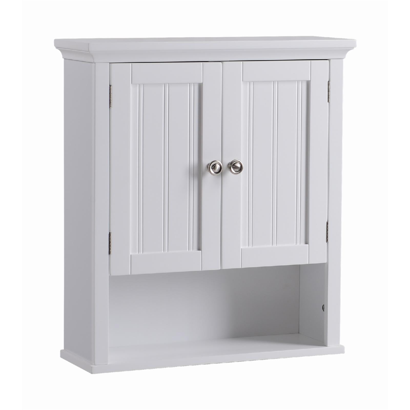 OS Home & Office Two Door Wall Cabinet with Shelves
