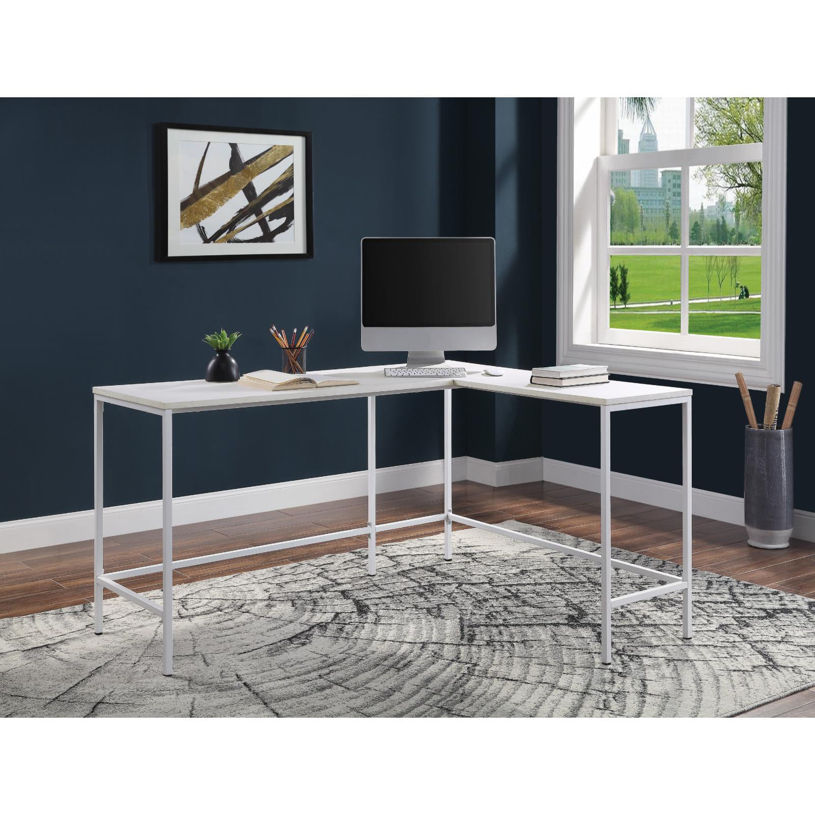 Picture of American Furniture Classics CNT41-WK 30 x 56 x 48 in. OS Home & Office Furniture L Workcenter&#44; White Oak