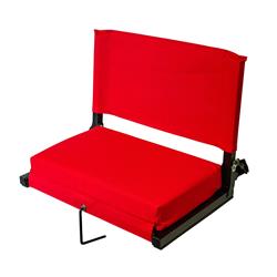 Picture of American Furniture Classics STADREDL 18 x 14 x 16 in. Stadium Chairs for Bleachers with Back Support&#44; Red