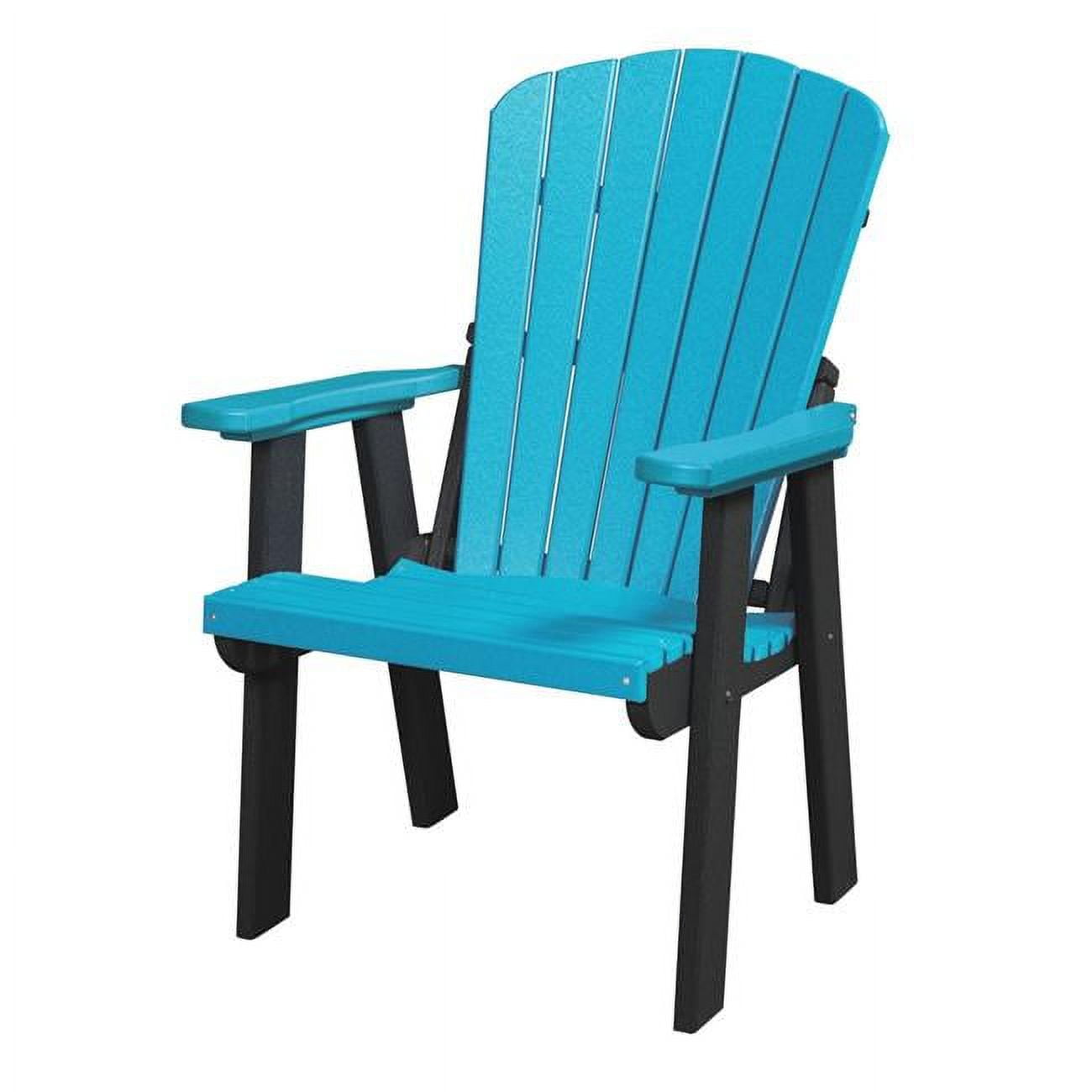 Picture of American Furniture 511ARB 42 x 24.5 x 21 in. Os Home & Office Model Fan Back Chair with Black Base&#44; Aruba Blue