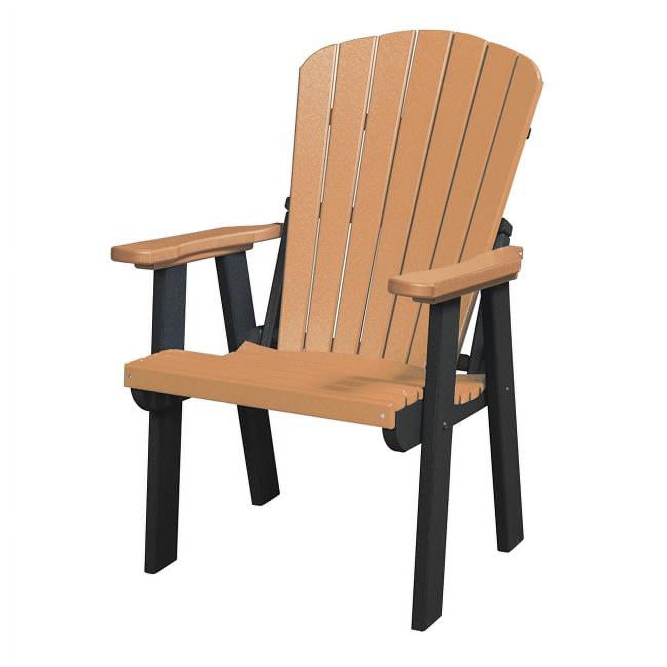 Picture of American Furniture 511CBK Os Home & Office Model Fan Back Swivel Glider Chair with Black Base&#44; Cedar