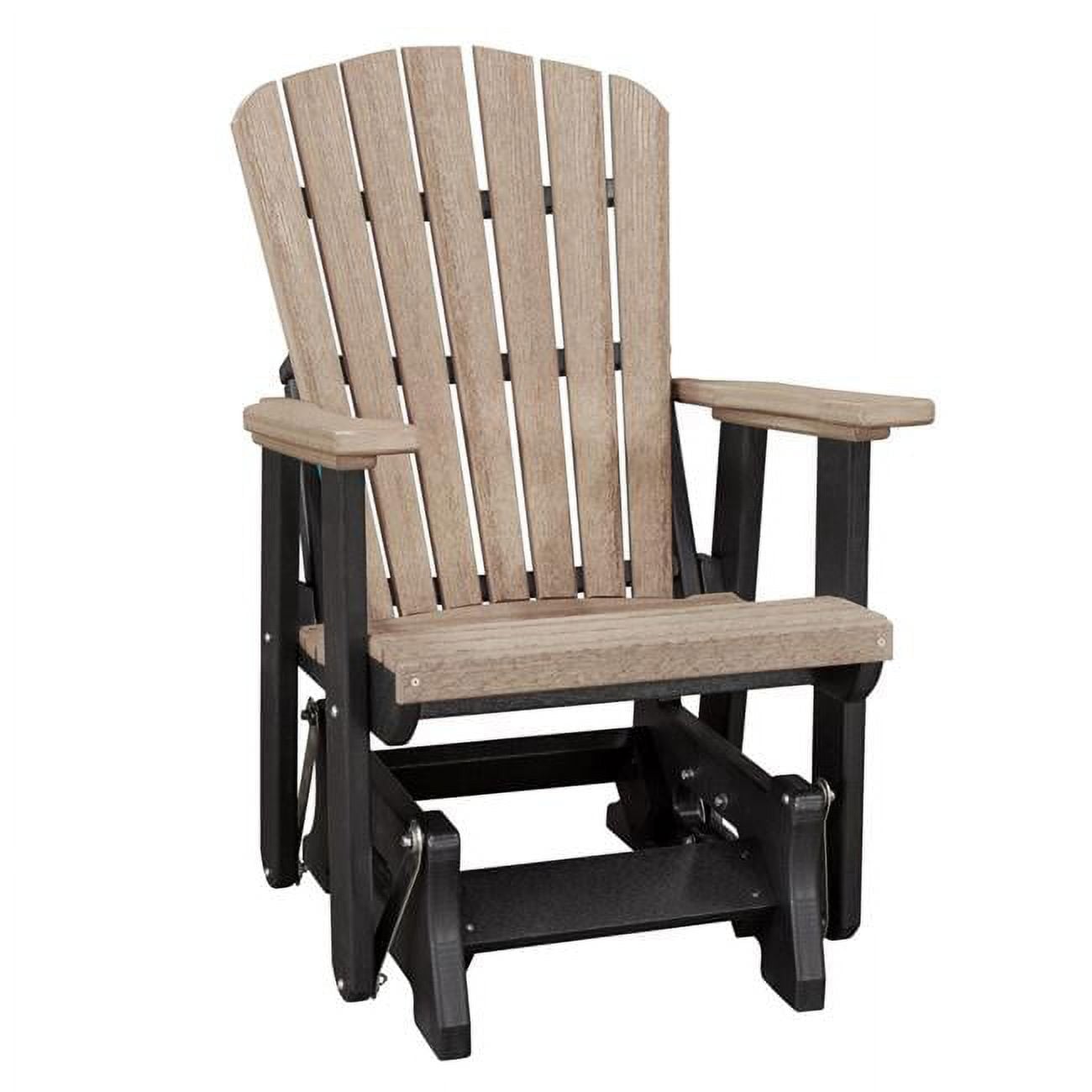 Glider Weatherwood Chair with Black Base
