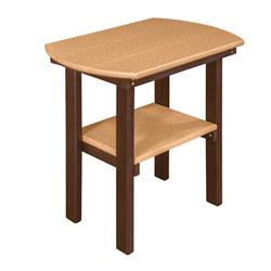 Picture of American Furniture 525CTB 22 x 16 x 24 in. Oval End Table with Tudor Brown Base&#44; Cedar