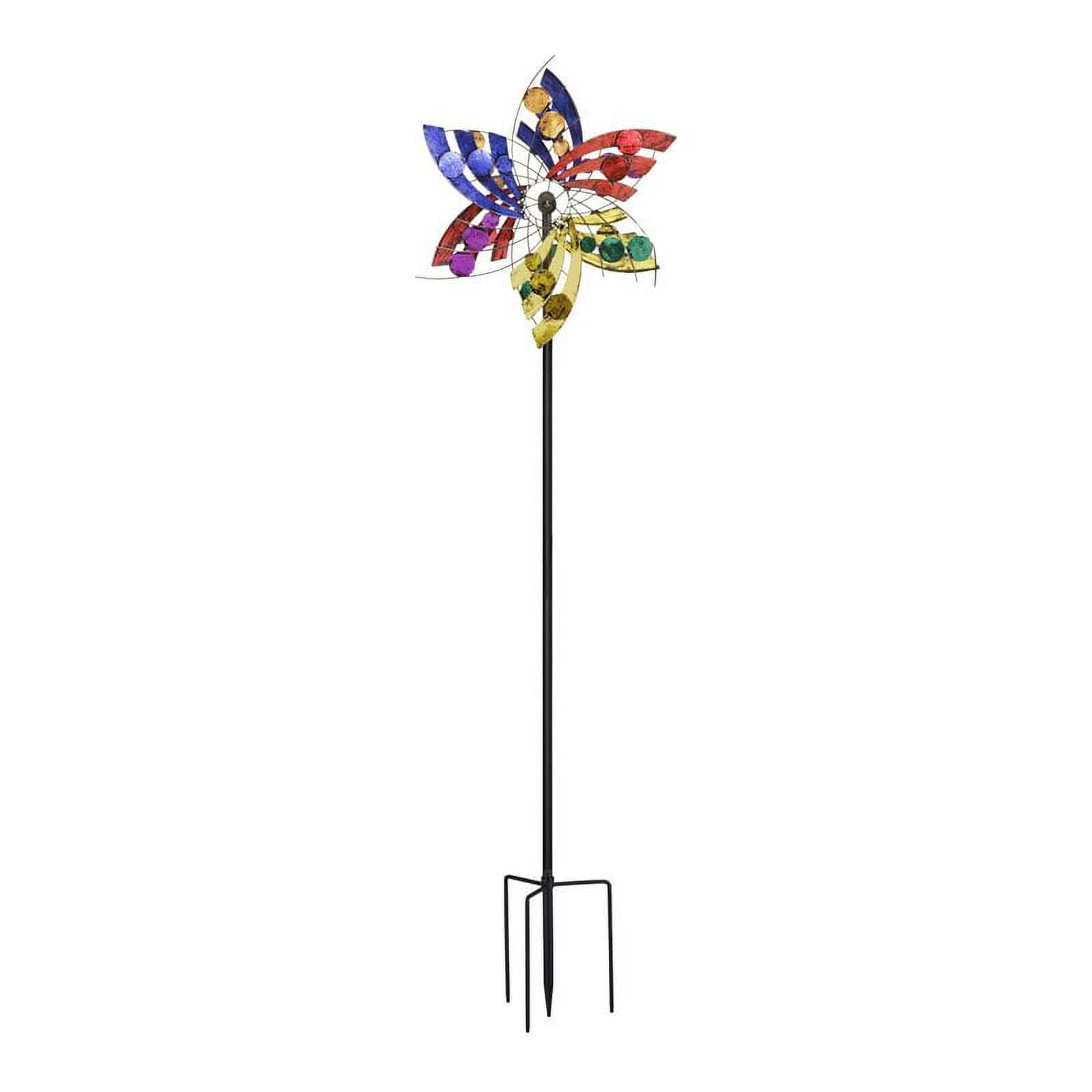 622158 Polka Dot Plume Wind Spinner