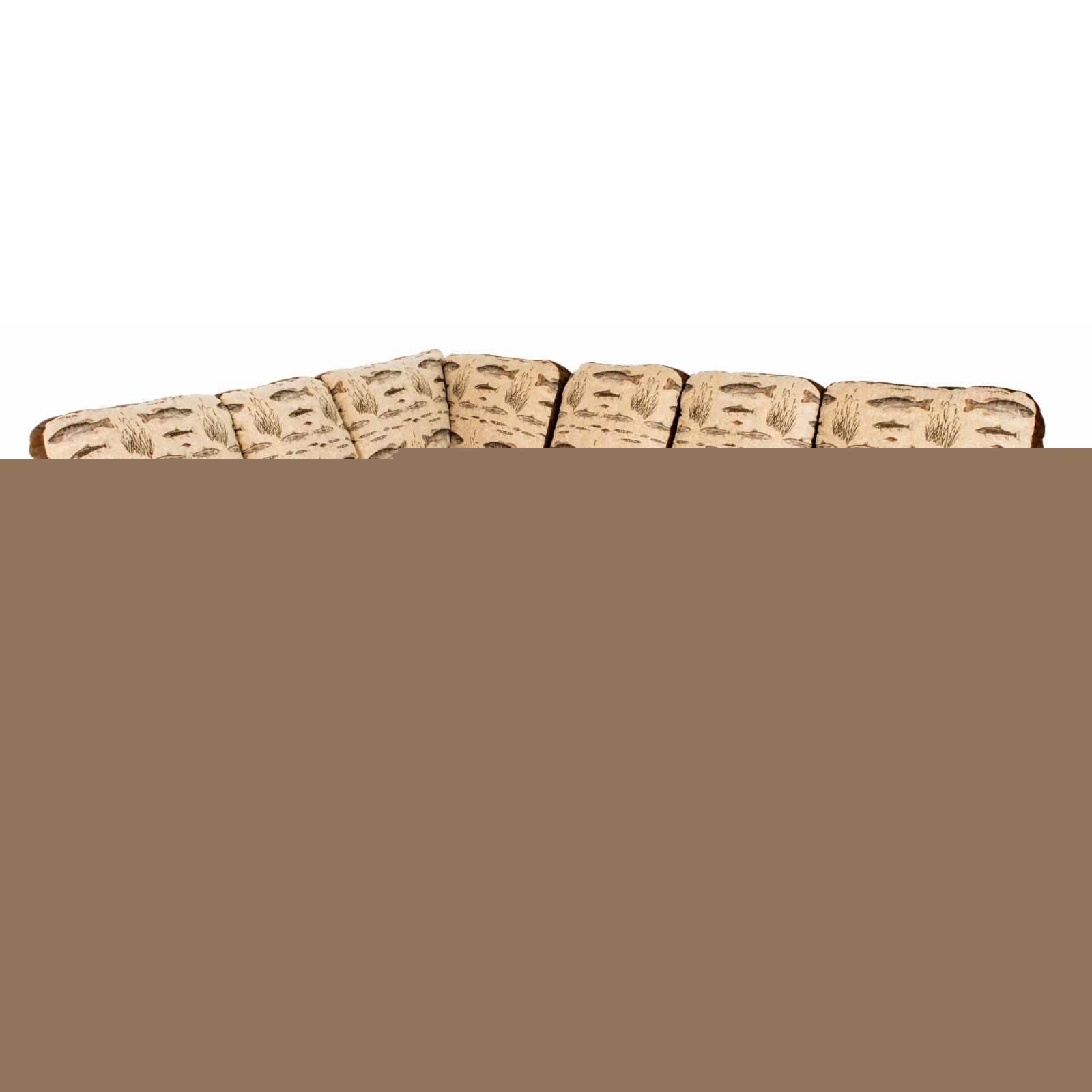 36 x 88 x 37 in. Wild Horses Sectional Sofa, Abington Sand - 2 Piece
