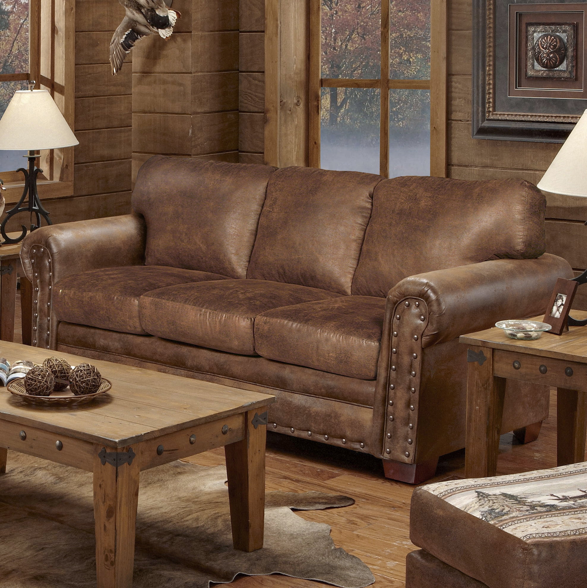 37 x 88 x 36 in. Buckskin Sleeper Sofa -  American Furniture Classics, AM833923