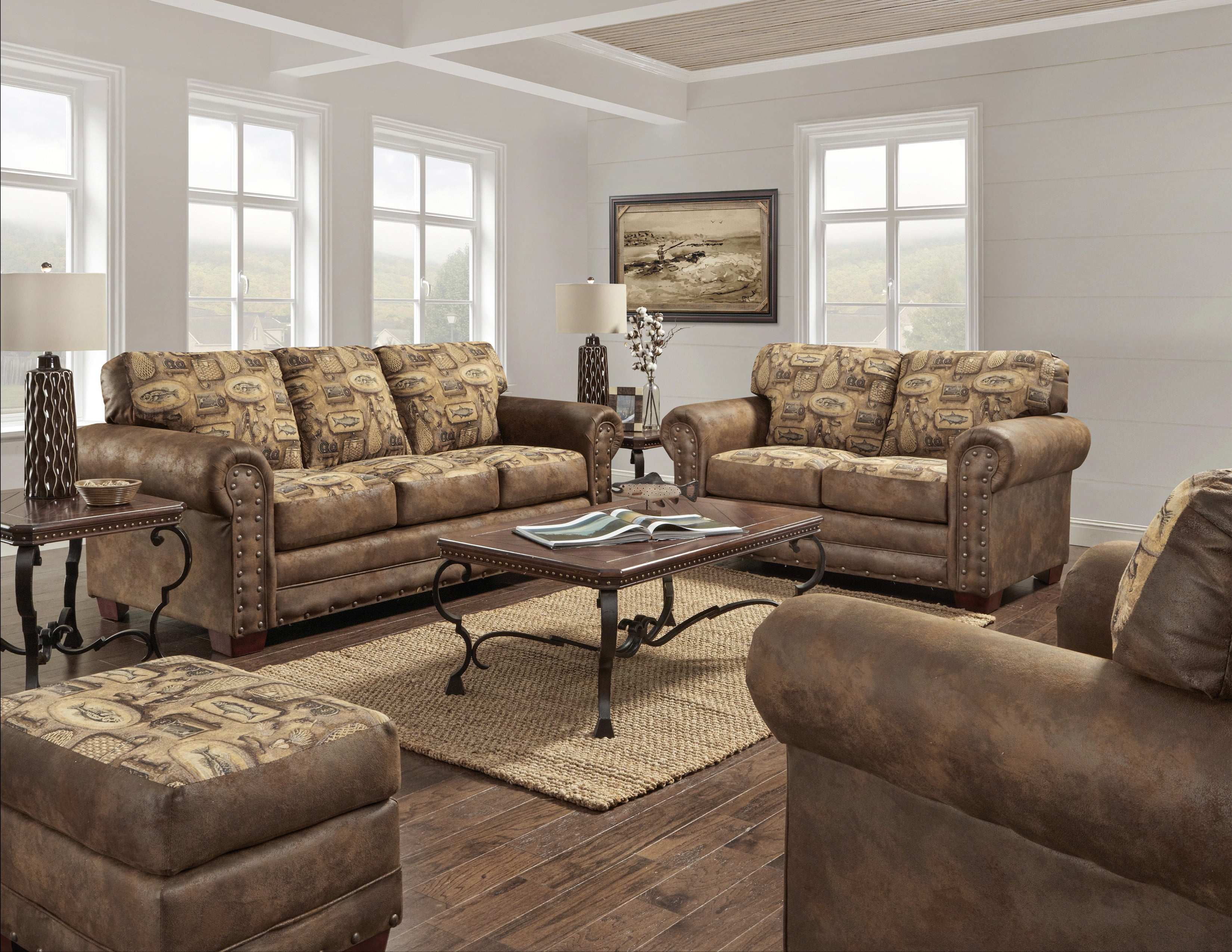 19 x 26.5 x 20 in. River Bend Set with Sleeper, 4 Piece