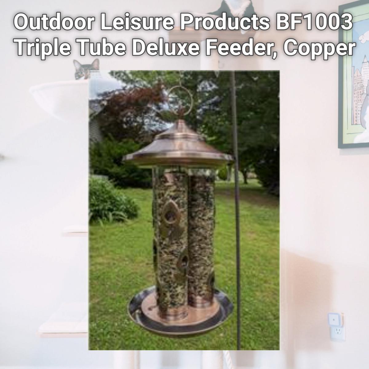 Picture of Outdoor Leisure Products BF1003 Triple Tube Deluxe Feeder, Copper