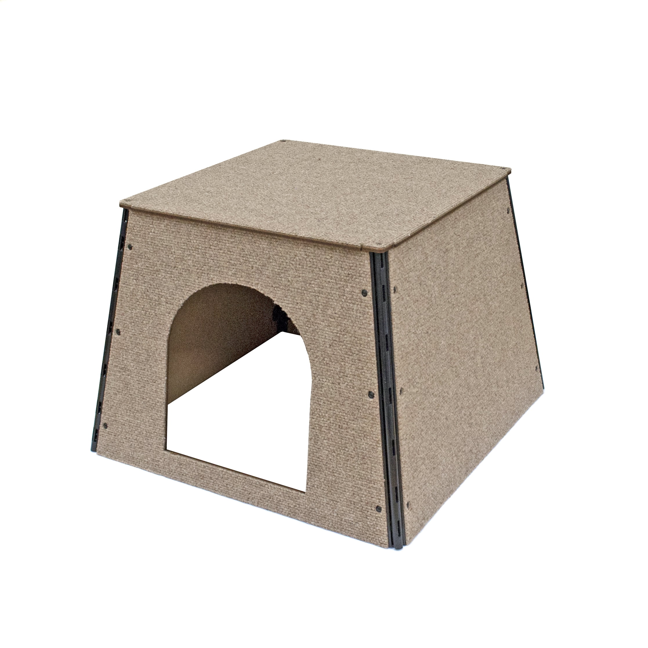 Picture of Happy Stack DHTAN Model Small Dog House Indoor & Outdoor Carpet&#44; Tan