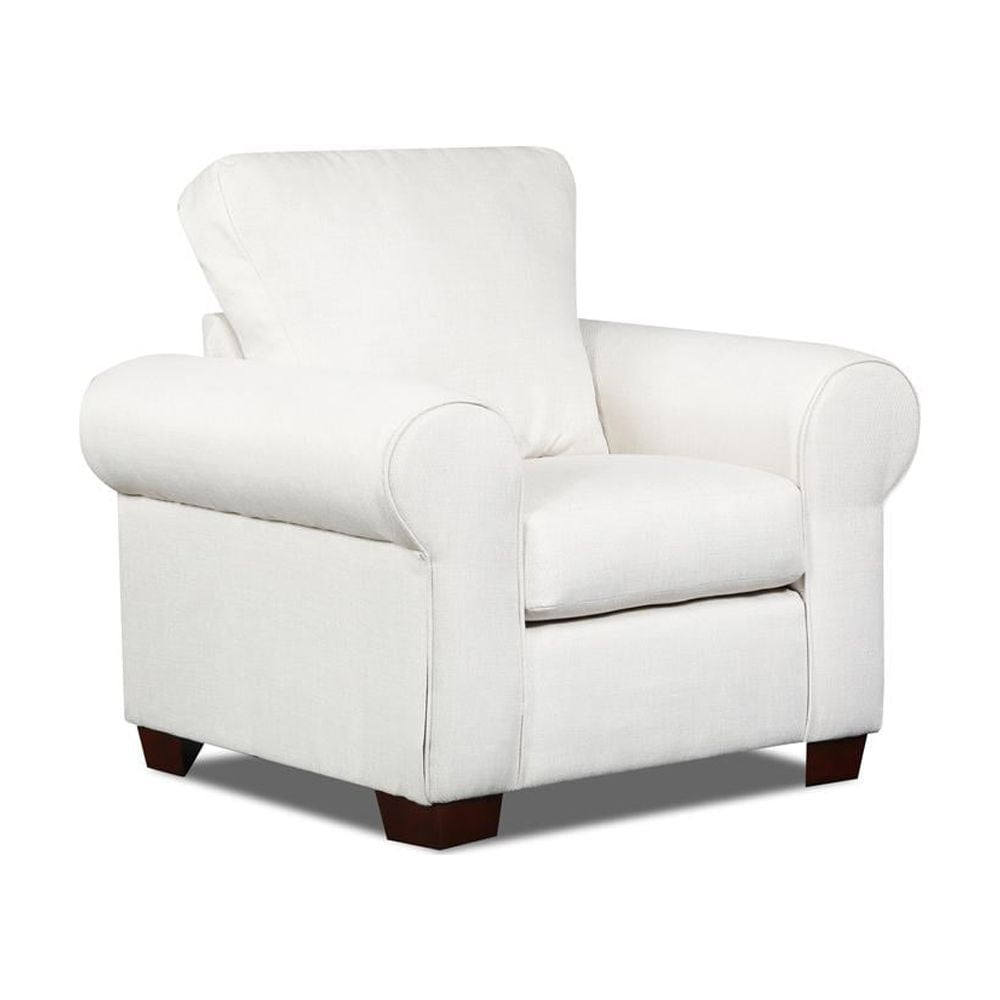 Picture of American Furniture Classics 8601-41 36 x 44 x 39 in. Beaujardin Upholstered Chair&#44; Soft Washed Cream Tweed