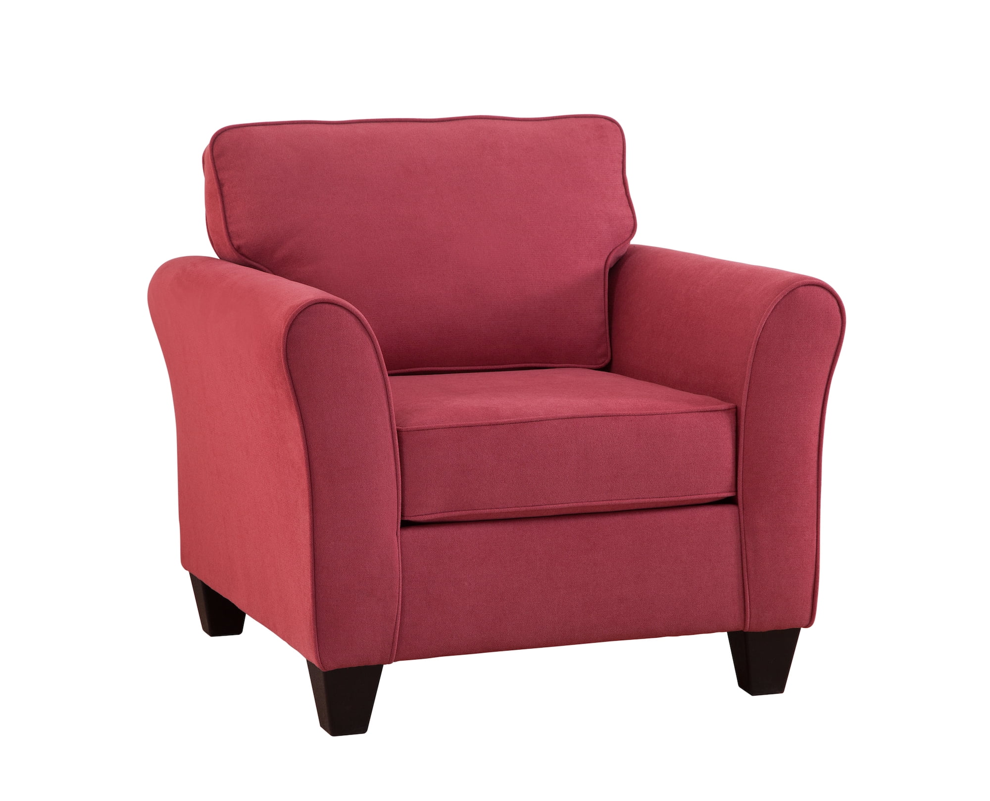 Picture of American Furniture Classics 8-030-A385V6 38 x 37 x 38 in. Transitional Flared Arm Upholstered Chair&#44; Red