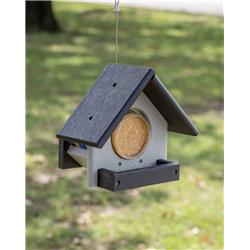 Picture of Outdoor Leisure Products & American Furniture Classics GM41BKG Made with High Density Poly Resin Peanut Butter Jar Bird Feeder