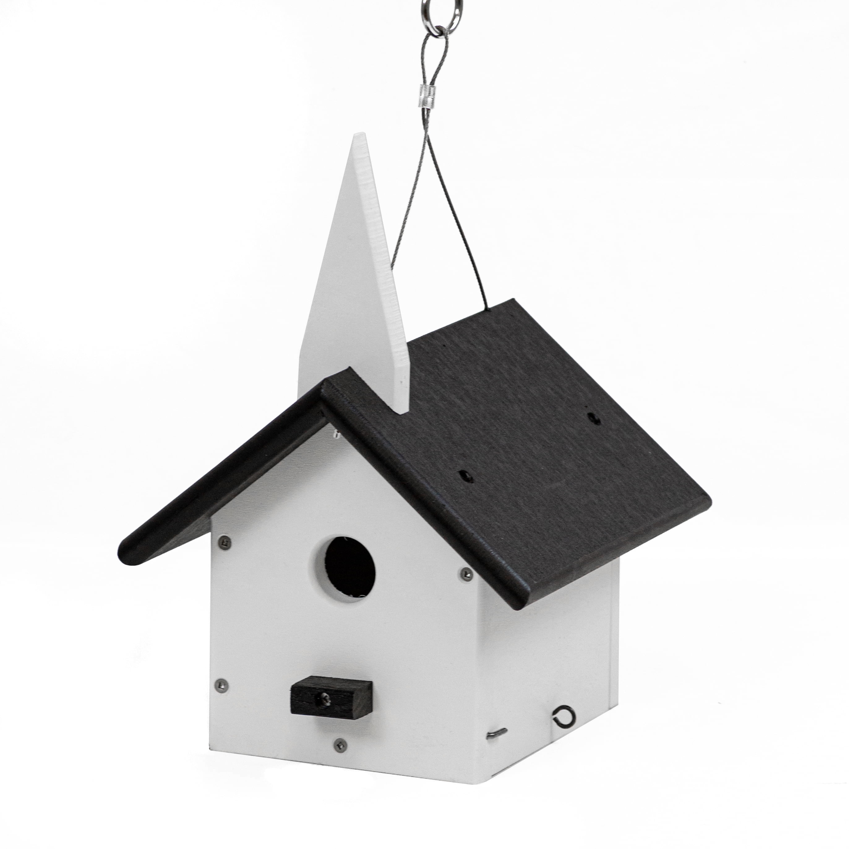 Picture of Outdoor Leisure Products & American Furniture Classics GM31BKW Made of High Density Poly Resin Church Wren Bird House