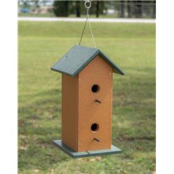 Picture of Outdoor Leisure Products & American Furniture Classics GM35TGC Made of High Density Poly Resin Double Bird House
