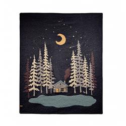Picture of American Heritage Textiles 61210 Moonlit Cabin Cotton Throw, Multi Color