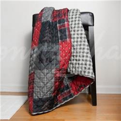 Picture of American Heritage Textiles Y20018 Brushed Polyester Red Forest Throw