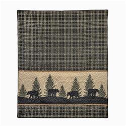 Picture of American Heritage Textiles 33430 Bear Walk Plaid UCC Throw