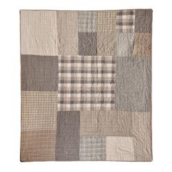 Picture of American Heritage Textiles 83830 Smoky Square cotton Throw, Multi Color