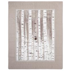 Picture of American Heritage Textiles 86110 Birch Forest Throw, Multi Color