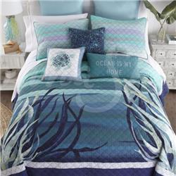 Picture of American Heritage Textiles 87004 Summer Surf Twin Size Quilt, Multi Color