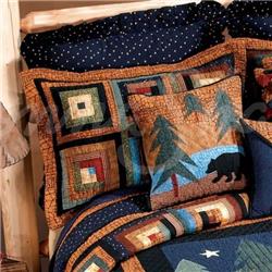 Picture of American Heritage Textiles 90902 Midnight Bear Standard Size Sham, Multi Color