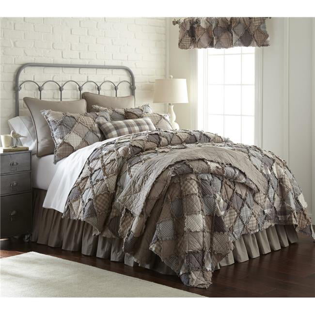 Smoky Mountain Cotton Quilt Set - Multi Color - Queen Size - 3 Piece