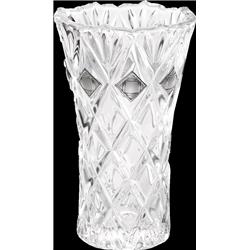 Picture of A&M Judaica 3035 Crystal Vase Silver Cubes