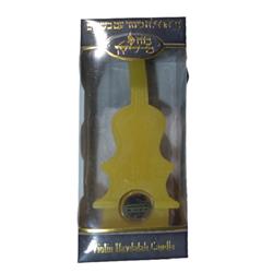Picture of Bazeh Madlukin 71491y Mini Violin Havdalah Candle with Besomim, Yellow
