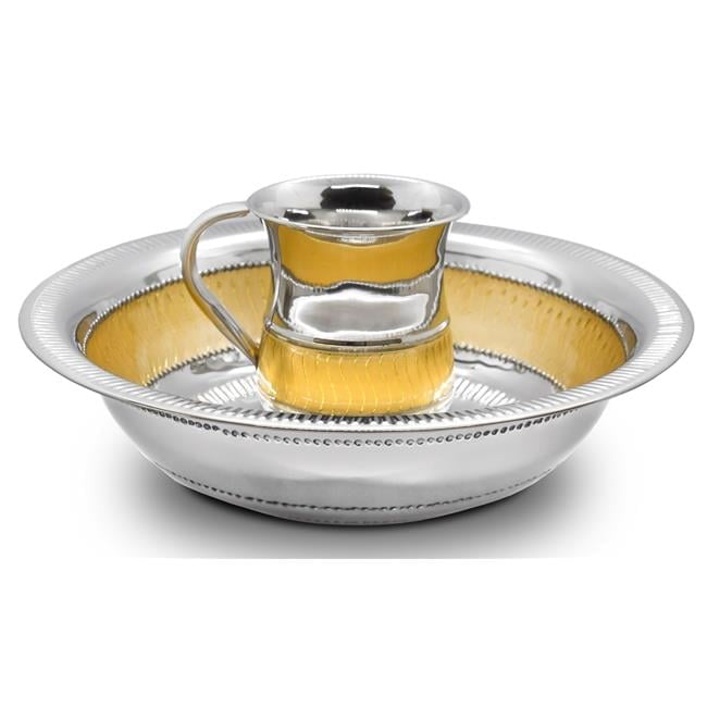Wash Cup Set Stainless Steel with Gold