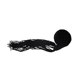 Hand Made Silk Gartel, Black - Size 36