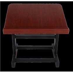 12.5 in. Table Top Shtender with Metal Legs, Mahogany
